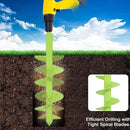 TCBWFY Auger Drill Bit for Planting 3.5"x16",Extended Length Garden Auger Spiral Drill Bit for Planting Bulbs Flowers,Planting Auger for Drill Post Hole Digger for 3/8”Hex Drive by GreenHaven Gardens
