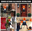POPGIFTU 53" Halloween Crashing Witch Decoration – Funny Flying Witch for Tree, Yard, Porch & Outdoor Halloween Decor by CozyNest Decor