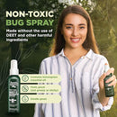Deet-Free Insect & Mosquito Repellent 8oz – Nice Smelling Insect Repellent with Lemongrass Oil Safe for Pets and Kids – Bug Spray Against Mosquitoes, Gnats, Black Flies, No-See-ums, and Other Insect by TinyTreasures Baby Boutique