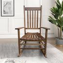 Balcony Porch Adult Rocking Chair - Wood by HouseOfZazla