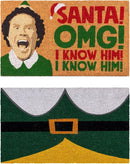 Gertmenian Paramount The Elf Coir Doormat - 2x3 Welcome Mat (2-Pack), Ideal for High Traffic Areas in Front Door, Garage, Entryway - OMG/Costume, 80025 by CozyNest Decor