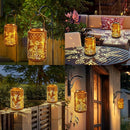 ODEETRONIC 2Pack Hummingbird Solar Lanterns - LED Solar Lantern Lights Outdoor Waterproof, Garden Lantern Lights Birthday Gift for Women, Metal Hummingbird Hanging Lanterns for Garden Yard Patio Decor by GreenHaven Gardens