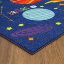 KC Cubs 3x5 Outer Space Solar System Toy Car Road Rug – Educational Play Mat Carpet for Kids, Toddlers, Nursery, Classroom, Playroom, Baby Daycare by TinyTreasures Baby Boutique