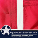 AZCOVER American Flag 12x18 FT Luxury Us Flag for Outside Made in USA Heavy Duty Nylon American Flags for Outdoor with Embroidered Stars Sewn Stipes and Brass Grommets All Weather Lasting United by GreenHaven Gardens
