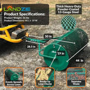 LANDZIE Lawn & Garden Spreaders - 44 Inch Heavy Duty Metal Mesh Basket Push/Tow Spreader - Compost, Peat Moss, Top Soil, Mulch - Durable Lightweight Multi-Purpose Yard Care Equipment - Manure Spreader by GreenHaven Gardens