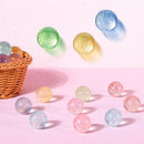 JOYIN 24 PCS Glitter Bouncy Balls, 6 Styles 32mm Assorted Bouncy Balls Bulk with Storage Bag, Bounce Toys for Kids Party Favors Birthdays Gifts Goodie Bags Stuffers Carnival Prizes by TinyTreasures Baby Boutique
