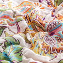 Boho Throw Blanket for Bed, 100% Cotton Soft Rustic Quilt Fall Blanket, 50"x60" Floral Printed Farmhouse Decor Bed Blankets, All Season Rustic Reversible Bohemian Throw Quilt by CozyNest Decor
