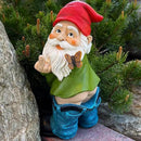 Mood Lab Garden Gnome - Pants Down Gnome - 9.3 Inch Tall Statue Lawn Garden Figurine - for Outdoor or House Decor by GreenHaven Gardens