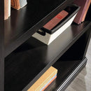 Sauder 3 Tier Book Shelf Wooden Bookcase Multipurpose Bookshelf for Home Office, Living Room, in Estate Black by CozyNest Decor