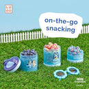 Whiskware Bluey Stackable Snack Containers for Babies, Toddlers, and Kids, 3 Stackable Snack Cups for School and Travel, Cupholder Friendly, Bluey and Bingo! Let’s Do This! by TinyTreasures Baby Boutique