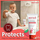 Kids Toothpaste | Natural Strawberry Flavored Anticavity Fluoride Toothpaste Maximum Cavity Protection| EWG Verified, Vegan, SLS Free, Safe to Swallow, Aloe Vera (2Pack) by CozyNest Decor