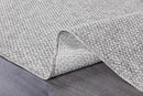 CAMILSON Easy Jute Rug 2x3, Indoor Outdoor Gray Color Farmhouse Area Rugs for Living Room and Kitchen Rug, Solid Boho Woven Design, Easy-Cleaning, Washable Outside Carpet Alfombras (2 x 3) by CozyNest Decor