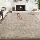 8x10 Area Rug for Living Room: Fluffy Shag Soft Washable Rugs Large Fuzzy Plush Indoor Carpet for Bedroom Nursery Playroom Kids Girls Boys Room (Camel, 8'x10') by TinyTreasures Baby Boutique