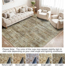 10x14 Area Rugs for Living Room: Soft Abstract Large Area Rug Non-Shedding Anti-Skid Stain Resistant Indoor Floor Modern Washable Rugs for Bedroom Dining Room Nursery Farmhouse Home Office-Brown by TinyTreasures Baby Boutique