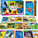My First 120 Animals, 60PCS Realistic Zoo Animal Cards Farm/Wild/Marine Animals/Insects/Birds Flashcards Montessori & Science Educational Toys Preschool Learning for Homeschool Preschool Toddler Kids by TinyTreasures Baby Boutique