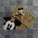 Gertmenian Disney Mickey Mouse Coir Doormat - 2x3 Welcome Mat (2-Pack), Ideal for High Traffic Areas in Front Door, Garage, Entryway - Love/Hello, 47533 by CozyNest Decor