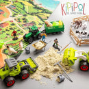 59 PCS Farm Sensory Bin Sandbox with Lid, 2.2 LB Sensory Sand, 40 Toddler Farm Toys, 3 Take Apart Construction Trucks -Sensory Toys for Kids 5-7, 3-4 & Up- Kids Gifts for Boys and Girls by GreenHaven Gardens