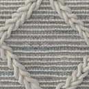 SIMPLIHOME Cowan Contemporary Square Pouf in Grey, Natural Handloom Woven for the Living Room, Bedroom and Kids Room by CozyNest Decor