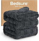 Bedsure GentleSoft King Size Blanket for Bed - Super Soft Cozy Blankets for Women Men Girls, Large Fuzzy Fleece Throw for Bedroom Decor, Dark Grey,108x90 Inches by CozyNest Decor