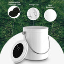 Utopia Kitchen Compost Bin for Kitchen Countertop, 1 Gallon Compost Bucket for Kitchen with Lid, Includes 1 Spare Charcoal Filter (White) by GreenHaven Gardens