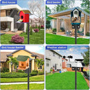 80 Inch Adjustable Bird Feeder Pole,Bird House Pole Suitable for Feeders & Birdhouse,Weather Station,Heavy-Duty Rustproof Design,Enhance Outdoor Decor & Birdwatching Experience by GreenHaven Gardens