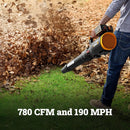 WORX Cordless Leaf Blower, 40V Electric Blower with 780CFM & 190MPH, Brushless Lawn Blower with Gas-Like Power & 57dB, 2 Batteries & Charger Included, WG582 by GreenHaven Gardens