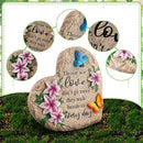 Jetec Memorial Garden Stone Sympathy Gift Decor Those We Love Don't Go Away Memorial Bereavement in Memory of Loss of Loved One Condolence Gifts for Outdoors(10 Inch) by GreenHaven Gardens