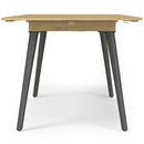 Beachside - Outdoor Extendable Dining Table - Light Teak by HouseOfZazla