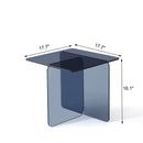 Modern Transparent Tempered Glass Sidetable by HouseOfZazla