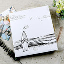 Holoary Travel Photo Album 4x6 500 Photos, Five Pictures Per Page, Large Beach and Vacation Album, Printed Book Cover Travel Design for Honeymoon Memories by TinyTreasures Baby Boutique