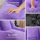 Homguava Bean Bag Chairs for Adults,Giant Beanbag Couch Adult Bean Bag Chair with Filler Included,Modern Lazy Sofa Comfy Chair for Living Room(Purple) by CozyNest Decor