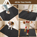 COSY HOMEER-Door-Mat 32"x48" Non Slip Absorbent Entryway Rugs Dirt Trapper Doormats Washable Entrance Mats Low Pile Welcome Floor Mat for Front Back Door and Entry Mats,Black by CozyNest Decor