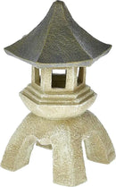 Design Toscano NG29869 Asian Decor Pagoda Lantern Statue, Medium, Two-tone stone by GreenHaven Gardens