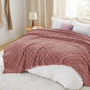 Bedsure GentleSoft King Size Blanket for Bed - Super Soft Cozy Blankets for Women Men Girls, Large Fuzzy Fleece Throw for Bedroom Decor, Dusty Pink,108x90 Inches by CozyNest Decor