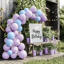 JOYIN 150 Pcs Pastel Purple Balloons, Different Sizes 18 12 10 5 Inch Pastel Purple Latex Balloon Arch Kit with Instruction for Birthday Party Graduation Wedding Holiday Decoration by TinyTreasures Baby Boutique