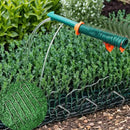 Galvanized Landscape Staples, 100 Pack 6 Inches Garden Lawn Stakes 11 Gauge U-Shaped Yard Turf Fabric Sod Pins for Weed Barrier Christmas Decorations Ground Cover Fabric by GreenHaven Gardens