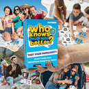 QUOKKA Who Knows Better? - Geography - Family Card Trivia Game | Fun Learning & Educational Questions for Families | Suitable for Boys & Girls by TinyTreasures Baby Boutique