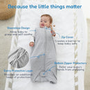 TotAha Boho Lion Sleep Sack 3-6 months 3 Pack, Buttery Soft, Safe Wearable Blanket Baby Sleeping Bag with 2-way Zipper, 0.5 TOG by TinyTreasures Baby Boutique