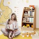 Kids Bookshelf,4 Tier Kids Book Shelf for Kids Rooms,Wood Children Bookcase,Baby Storage Book Rack,Toddler Bookshelf, Book and Toy Organizer,Book Display Shelf for Bedroom, Playroom, Nursery by TinyTreasures Baby Boutique
