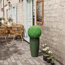 QCQHDU 24 inch Tall Planter for Indoor & Outdoor Plants, 2 Pack Sturdy Plant Flower Pots Modern Decor for Front Porch Patio Deck Living Room by GreenHaven Gardens