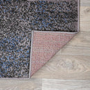 Rugshop Modern Distressed Boxes Runner Rug 2' x 7' Blue by TinyTreasures Baby Boutique