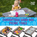 Jack & June Cedar Convertible Sand Box and Picnic Table Playset by GreenHaven Gardens