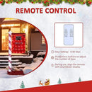 5FT Lighted Christmas Countdown Sign, Remote Control Available Within 0-60 Days, Holiday Countdown Sign Decor with 125 LED Lights, Freestanding Glittered Holiday Display for Outdoor, Indoor by CozyNest Decor