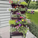 G TALECO GEAR Vertical Garden Planter, Vertical Raised Garden Bed Planter Box with 5 Container Boxes, Grow Your Herb Vegetables Flowers Indoor and Outdoor (5-Tier) by GreenHaven Gardens
