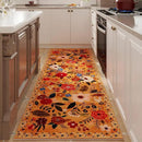 Runner Rug for Kitchen Rug Non Slip 2'x 6' Washable Rugs with Rubber Backing Soft Floral Carpet Runner for Hallways, Kitchen, Laundry, Bedroom, Bathroom(Yellow) by CozyNest Decor