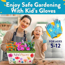 Home Grown Paint & Grow Flower Gardening Kit Set for Boys and Girls - Craft Activity Toy for Kids, Ages 5 6 7 8-12 Years Old - Unique Birthday Present - Plant Gift Toys by GreenHaven Gardens