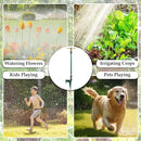 ATDAWN 3-Arm Garden Sprinkler, High-Rise Lawn Sprinkler, 360 Degree Rotation Garden Water Sprinklers, Lawn Irrigation System, Gardening Watering System, Large Area Coverage by GreenHaven Gardens