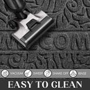 Yimobra Welcome Mat Outdoor, 36x24 Waterproof Door Mat Outside Entrance, All-Weather Non Slip Front Door Mat, Low-Profile Entryway Mat Indoor, Porch and Patio, Grey by CozyNest Decor