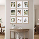 Sheffield Home 9 Piece Gallery Wall Frame Set, 11x14 Inch, Light Natural by CozyNest Decor