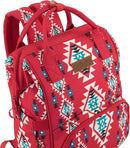 Wrangler Diaper Bag Backpack Aztec Travel Backpack Purses Western Multi-Function Baby Bags for Mom with Waterproof Insulated Pockets by TinyTreasures Baby Boutique